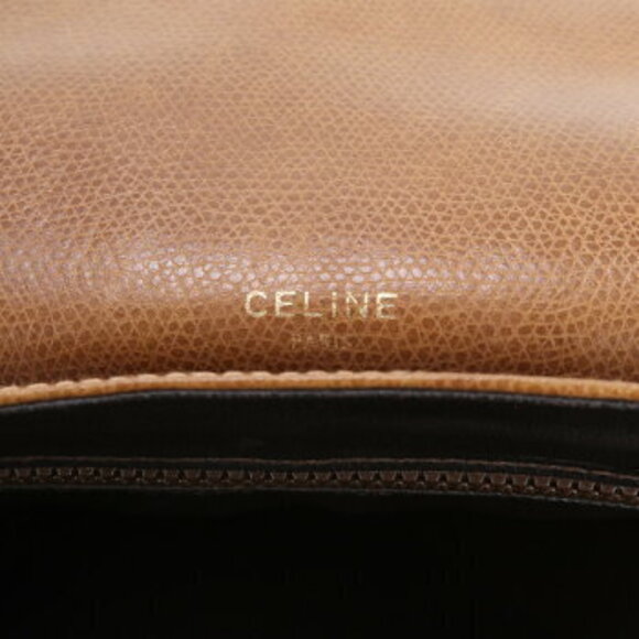 Celine Crocodile Leather Crossbody Bag Brown - Picture 8 of 9